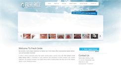 Desktop Screenshot of freshsmile.in